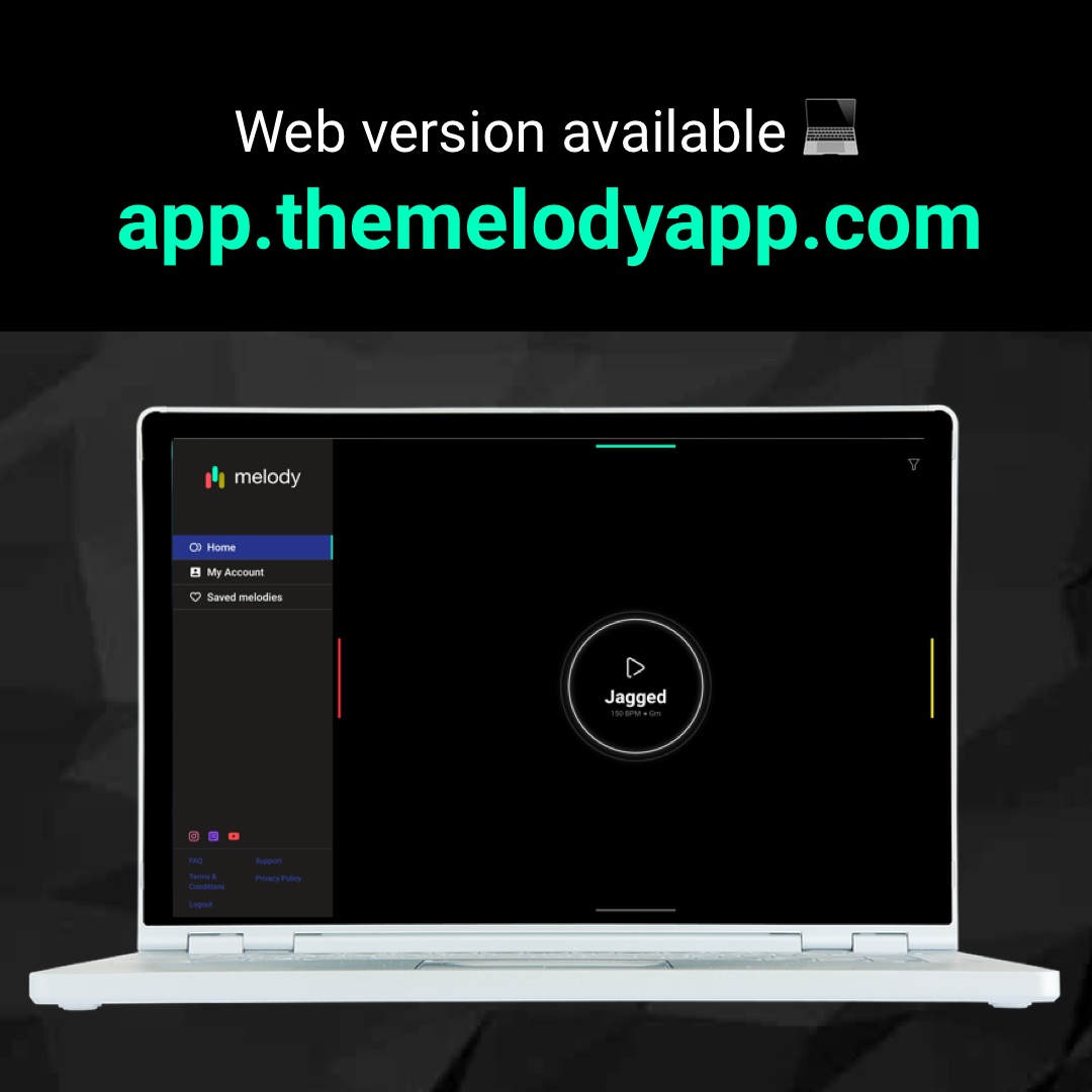 The Melody App - Web Version Now Available