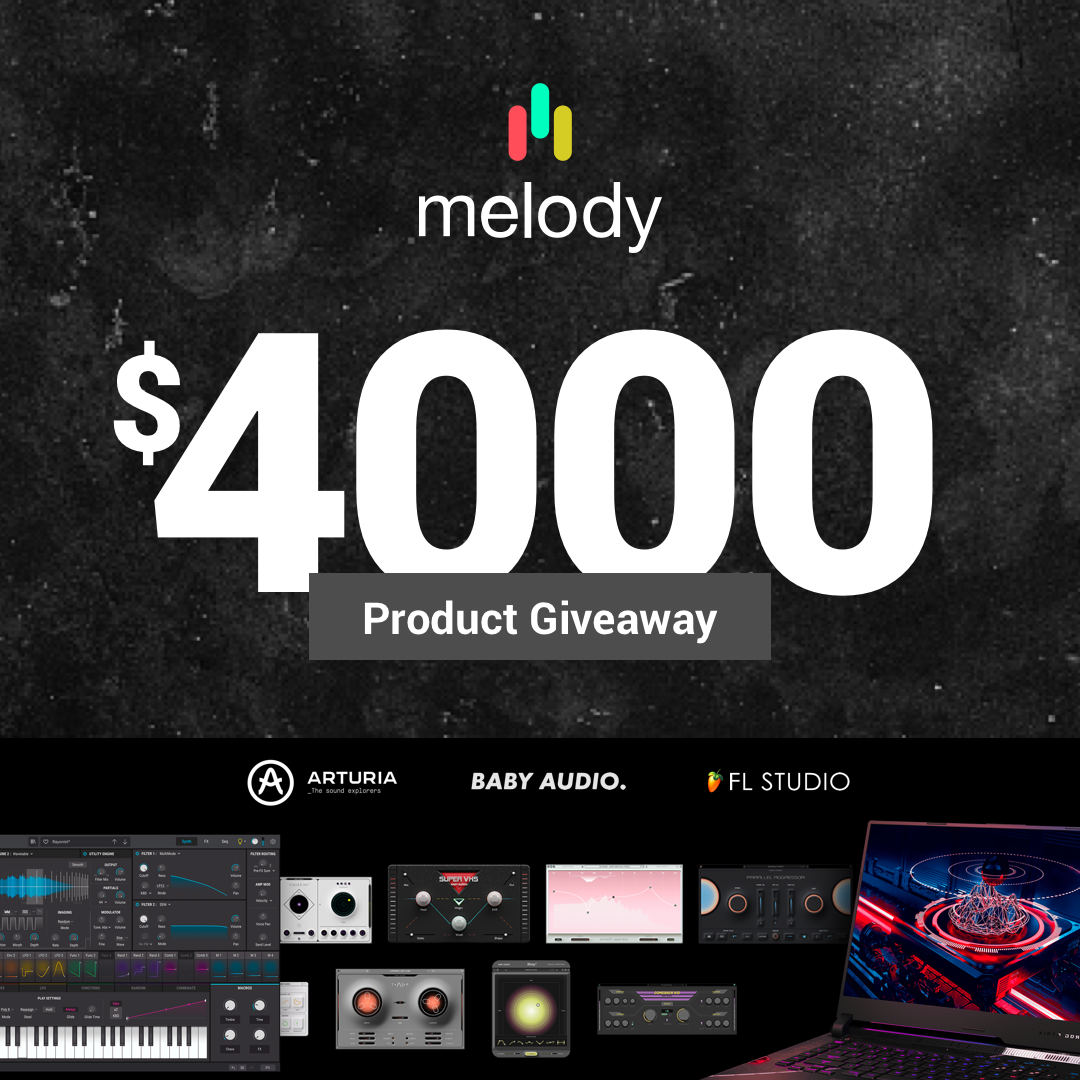 The Melody APp's $4k-product giveaway